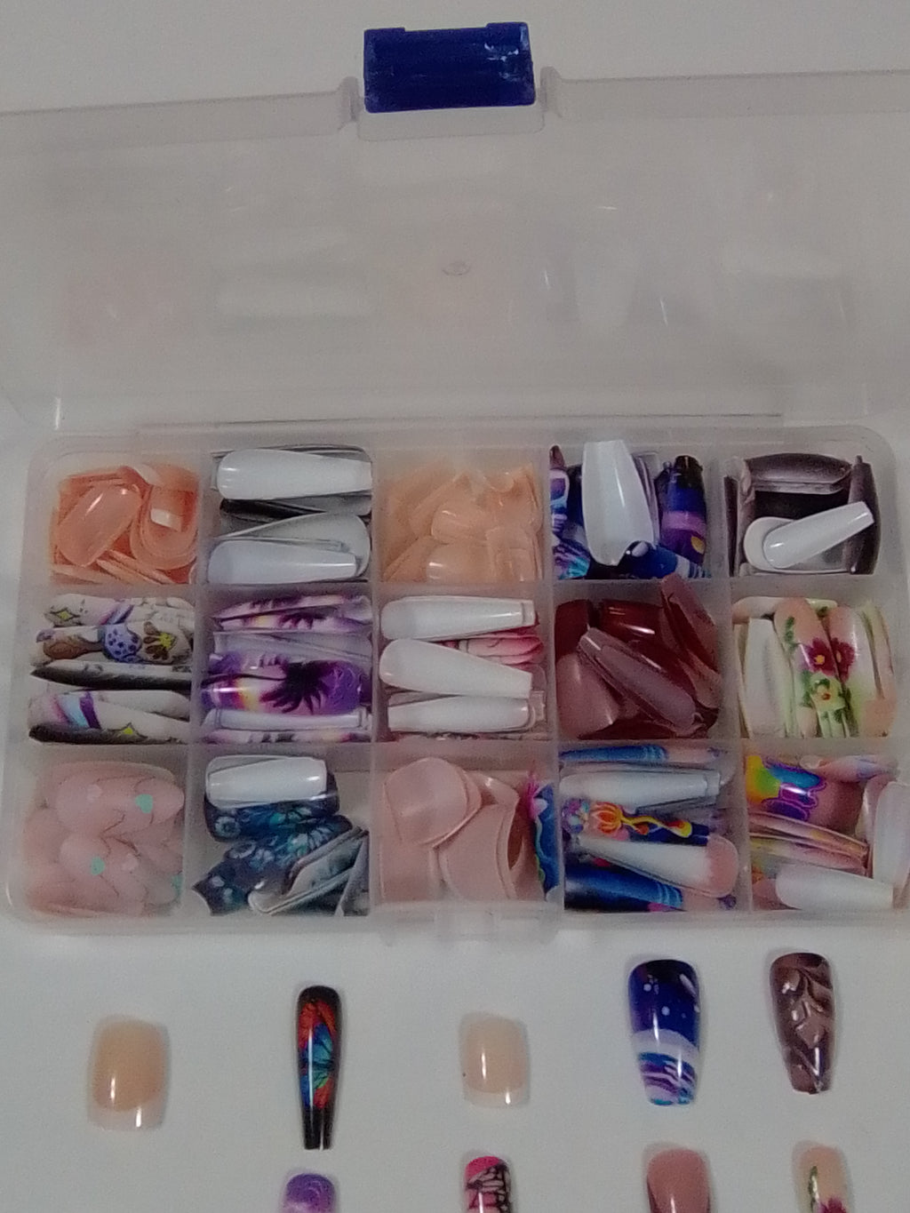 360 Pcs Press-On Nails Set – Square, Almond, Oval & Ballet Shapes, Short Medium Long