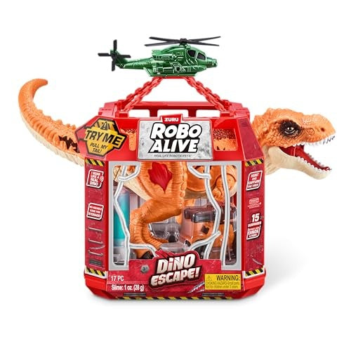 Robo Alive Dino Escape Series 1 by ZURU Battery-Powered Robotic Light up Child Toy