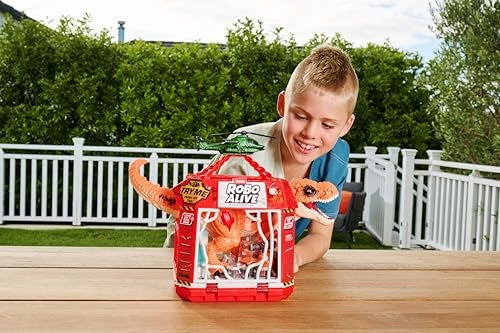Robo Alive Dino Escape Series 1 by ZURU Battery-Powered Robotic Light up Child Toy