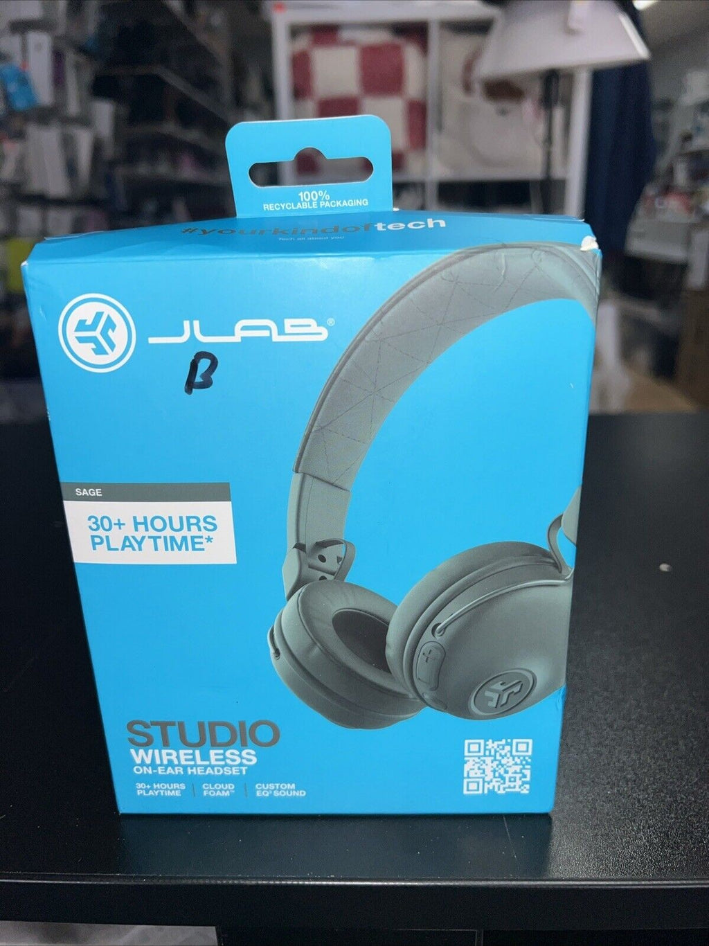 JLab Studio Wireless Bluetooth on-Ear Headphones - Graphite