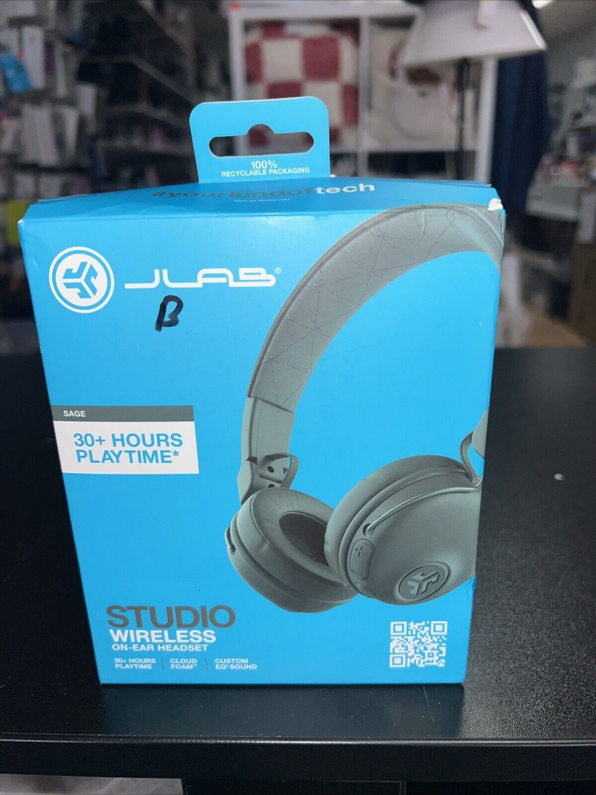 JLab Studio Wireless Bluetooth on-Ear Headphones - Graphite