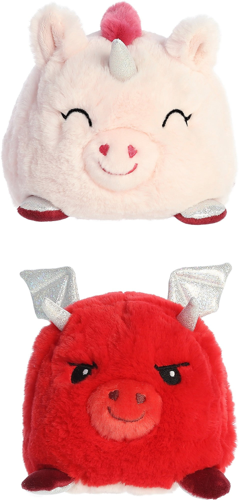 Aurora Unicorn Dragon Plush Flip Soft Stuffed Animal Toy