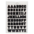 Horizon Group 55ct Alphabet Stickers Black