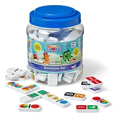 Hand2mind Numberblocks™ Dominoes Set Math Toys for Kids (112 Pieces) Educational Math Games for Kids