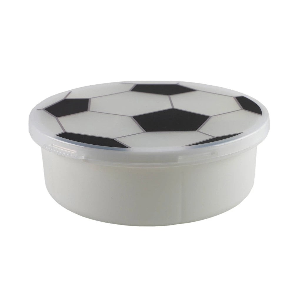 Cook with Color Soccer Ball Figural Food Storage Container Snack Box