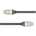 J5create JDC43 8K DisplayPort™ Cable. Black and Grey. 2 M