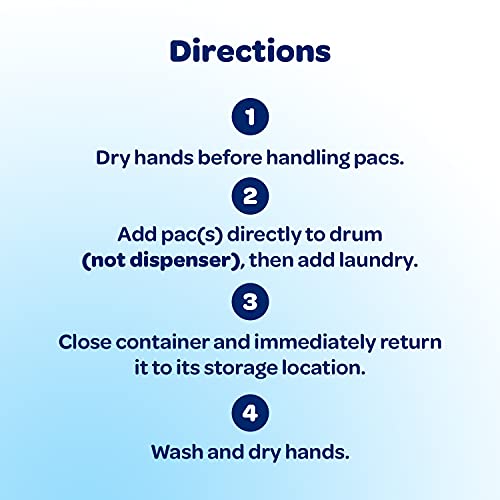 All Laundry Detergent Pacs Mighty Pacs with OXI Stain Removers and Whiteners Free Clear Unscented and Dye Free