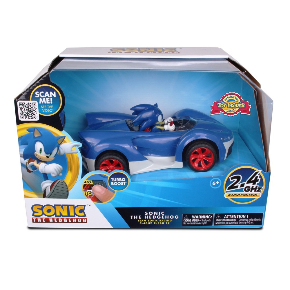 Sonic The Hedgehog Vehicle Radio Control Team Racing 19 Cm