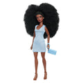 Naturalistas 11-inch Liya Fashion Doll and Accessories with 4C Textured Hair Deep Brown Skin Tone
