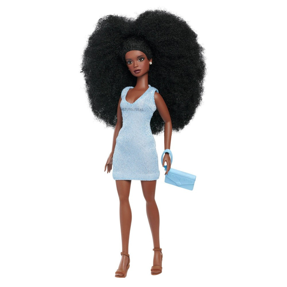 Naturalistas 11-inch Liya Fashion Doll and Accessories with 4C Textured Hair Deep Brown Skin Tone