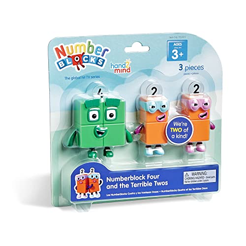 Hand2mind Numberblocks® Four and the Terrible Twos Toy Figures