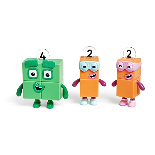 Hand2mind Numberblocks® Four and the Terrible Twos Toy Figures