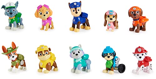 PAW Patrol All Paws on Deck 10 Collectible Toy Figures Gift Pack for Kids Ages 3+ Package is slightly damaged.