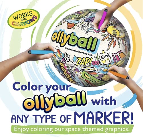 Ollyball - the Ultimate Indoor Kickball for Kids and Parents! Kick It.