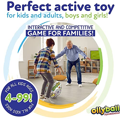 Ollyball - the Ultimate Indoor Kickball for Kids and Parents! Kick It.