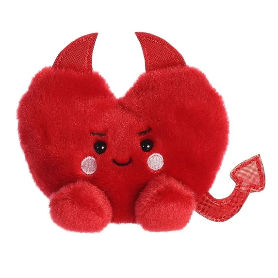 Aurora - Mini Red Palm Pals - 6 Klaus Heart - Adorable Stuffed Animal