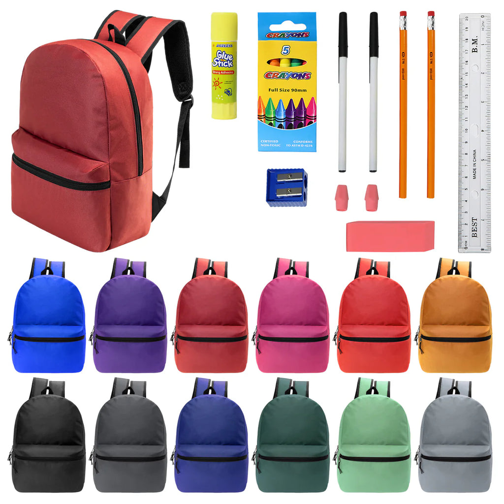 Back to School 17 inch Backpack