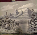 Original Acrylic Painting "Black & White" by Jay – 16x20 Canvas