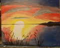Original Acrylic Painting "Cat Tail Cove" by Jay – 16x20 Canvas