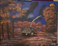 Original Acrylic Painting "Home in the Hills" by Jay – 16x20 Canvas