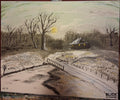 Original Acrylic Painting "Late Winter Day" by Jay – 16x20 Canvas