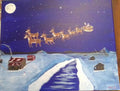 Original Acrylic Painting "Night Before" by Jay – 16x20 Christmas Scene Canvas
