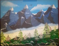Original Acrylic Painting "Rocky High" by Jay – 16x20 Canvas