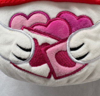 Squishmallows Peanuts Snoopy Heart Sunglasses Valentine's Day Plush 8 Inch NEW