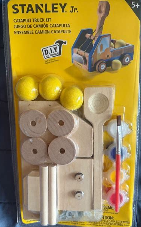 Stanley JR Catapult Truck Building KIT DIY FOR Ages 5+ NEW. STANLEY