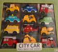 City Car Pull Back Car Series - 12 piece set