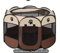Foldable Pet Playpen with Zipper – Portable Indoor Outdoor Fence for Cats, Dogs & Small Pets
