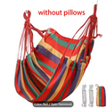 Outdoor Hammock Chair – Hanging Rope Swing Seat for Balcony, Porch, Garden & Patio | Red or Blue