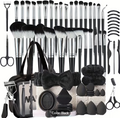 68-Piece Makeup Brush & Tool Set – 30 Brushes, Eyelash Tools & Travel Bag