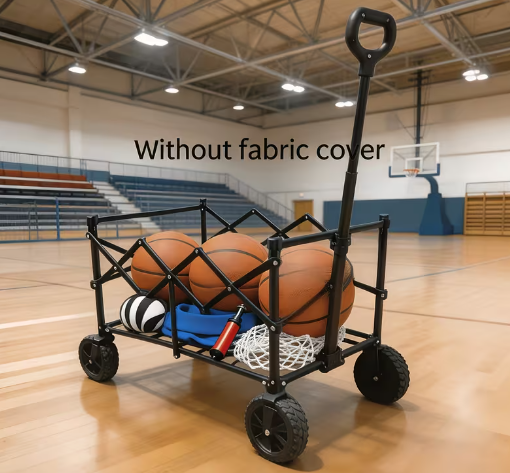 600 LBS Foldable Utility Wagon Cart – All-Terrain Heavy Duty for Camping, Sports & Garden