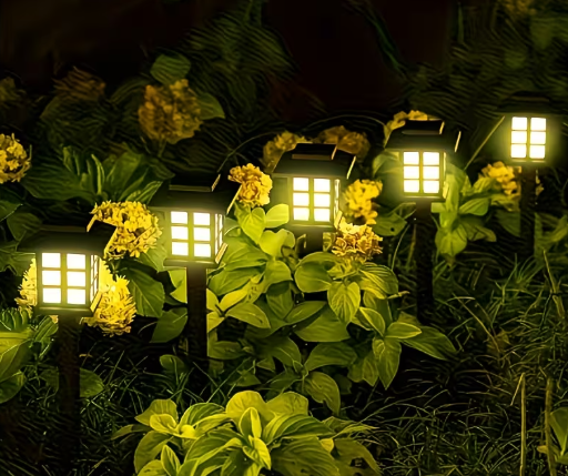 12-Pack Solar Outdoor Lights – LED Landscape Lighting for Garden, Driveway & Sidewalk