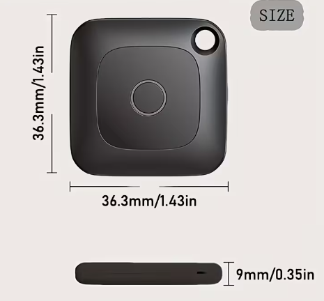 4-Pack Portable Real-Time GPS Tracker – Global Coverage for Keys, Pets, Wallets & More (iOS Only)