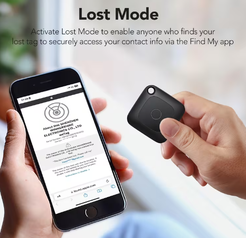 4-Pack Portable Real-Time GPS Tracker – Global Coverage for Keys, Pets, Wallets & More (iOS Only)