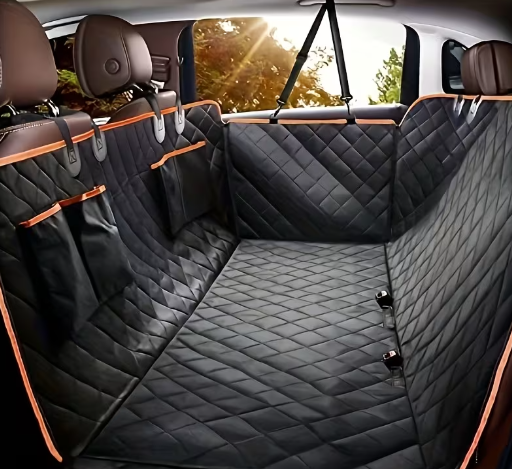 Dog Car Seat Cover – Waterproof Hammock for Back Seat