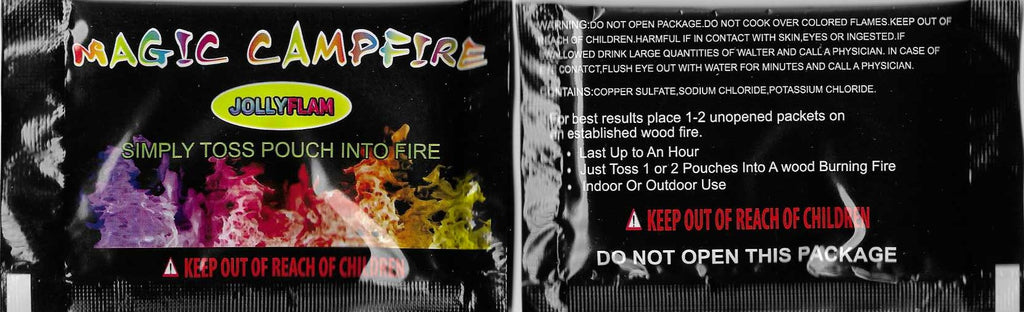 Color Changing Flame Packets – Magical Fire Color Packets for Campfires & Bonfires