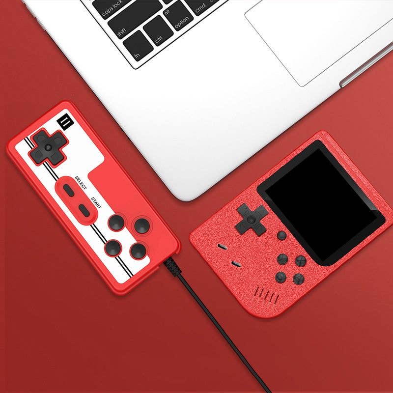 400-In-1 Handheld Game Console with 2 Player Controller & TV Connection