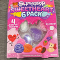 SlimyGloop Sweetheart Scented Slime Assortment, 6 Ct