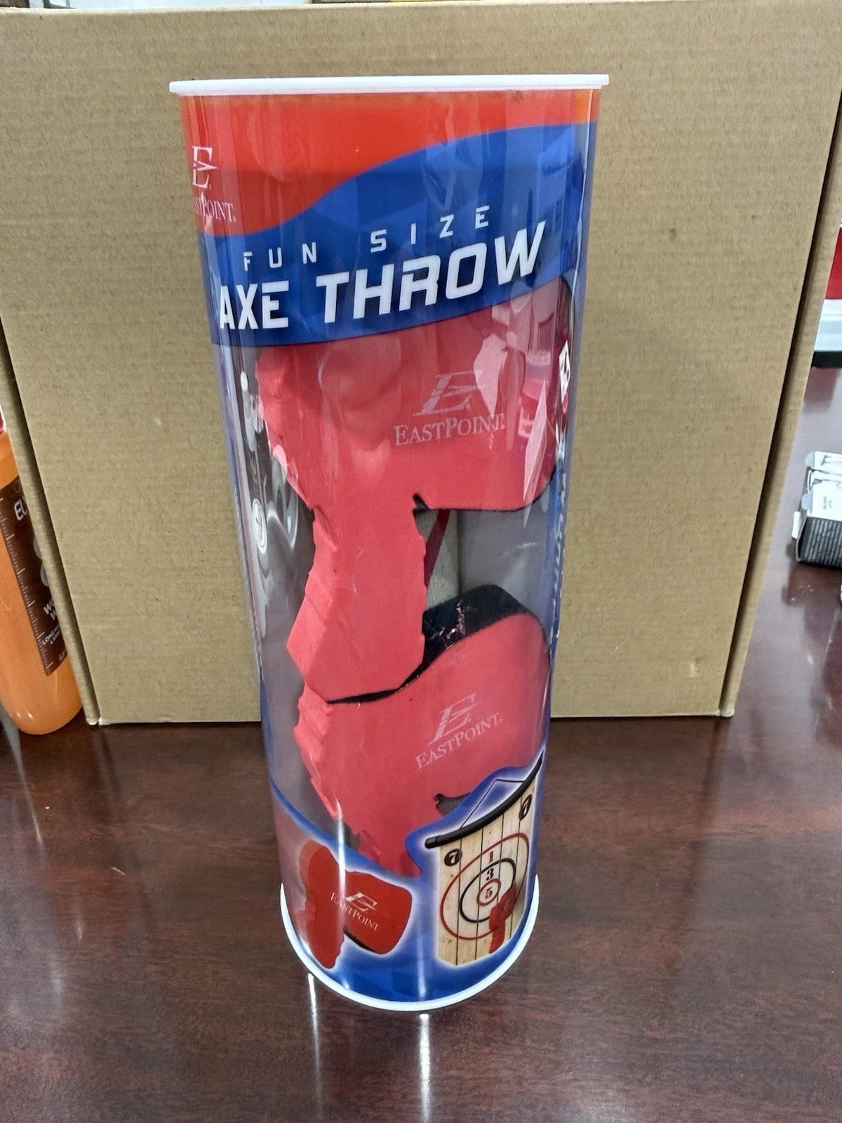 Axe Throw Target Foam Tabletop Set Pong Team Cornhole Fun Size Family Game