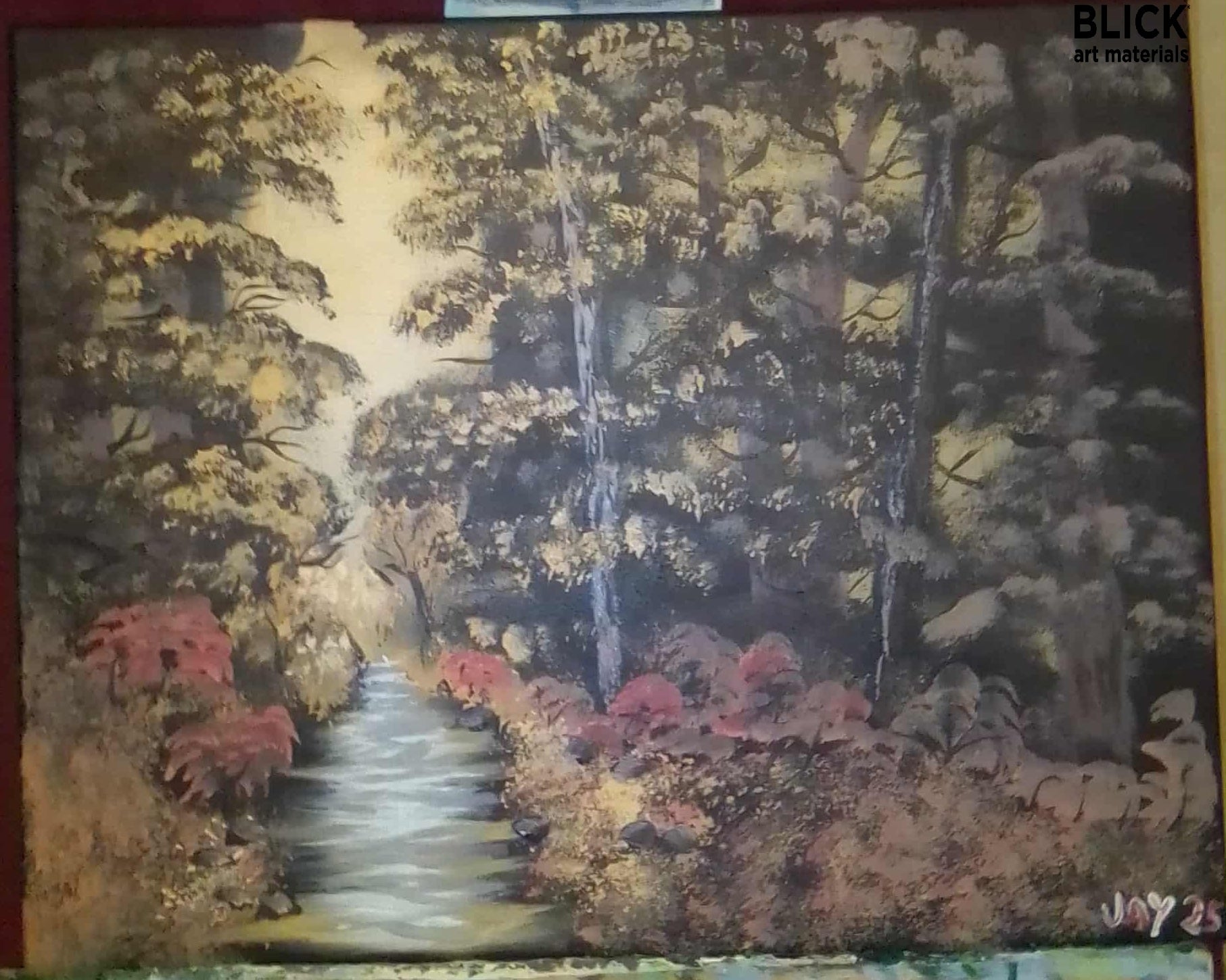 Original Acrylic Painting "Shadows and Sun" by Jay – 16x20 Canvas