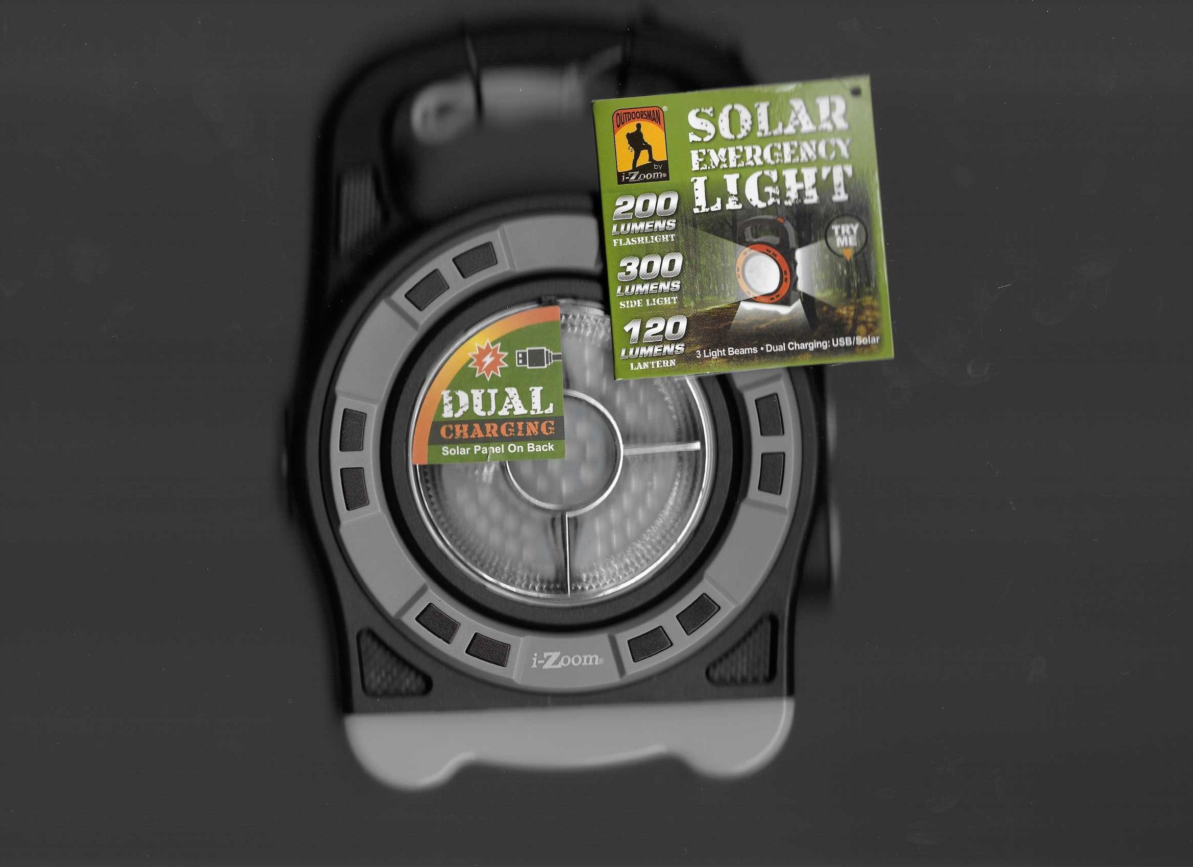 Solar Emergency Light. Outdoorsman by IZoom