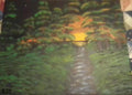 Original Acrylic Painting "Rays of Sun" by Jay – 16x20 Canvas